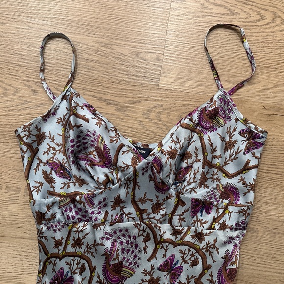 Vintage Silk Beaded Midi Dress - Picture 2 of 13